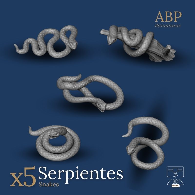 Set de 5 Serpientes