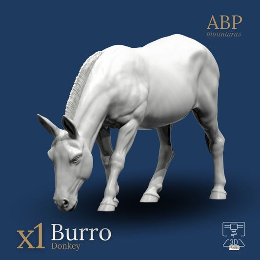 Burro comiendo