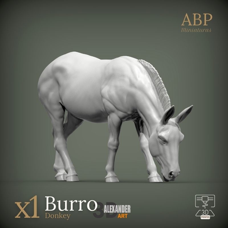 Burro comiendo