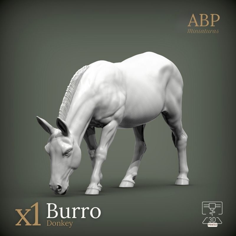 Burro comiendo