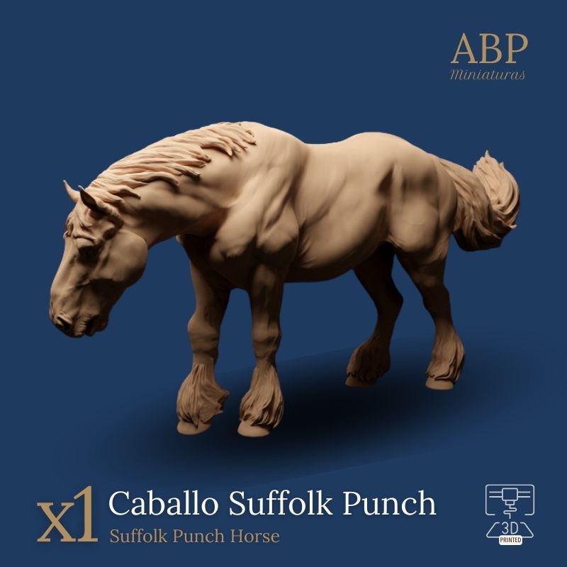 Caballo Suffolk Punch en Reposo