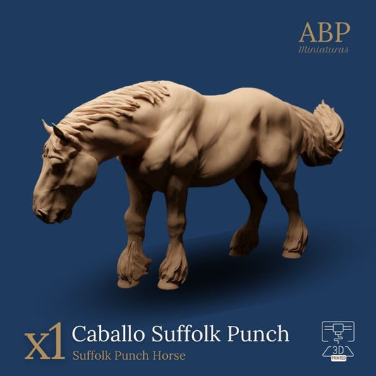 Caballo Suffolk Punch en Reposo