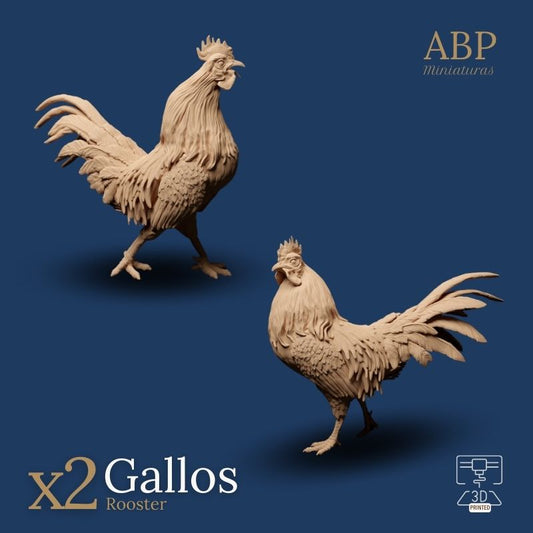 Set de 2 Gallos