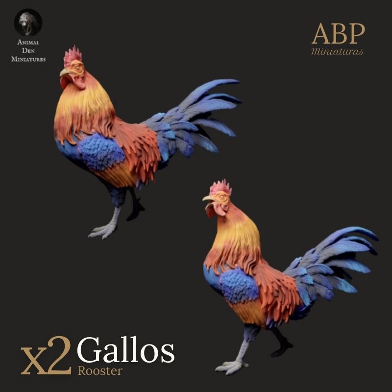 Set de 2 Gallos