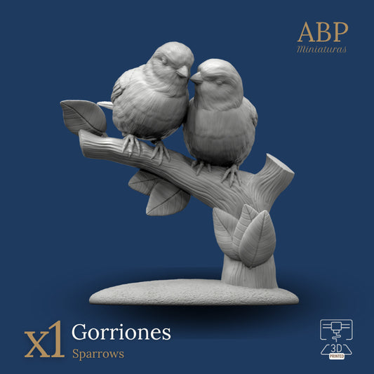 Pareja de Gorriones