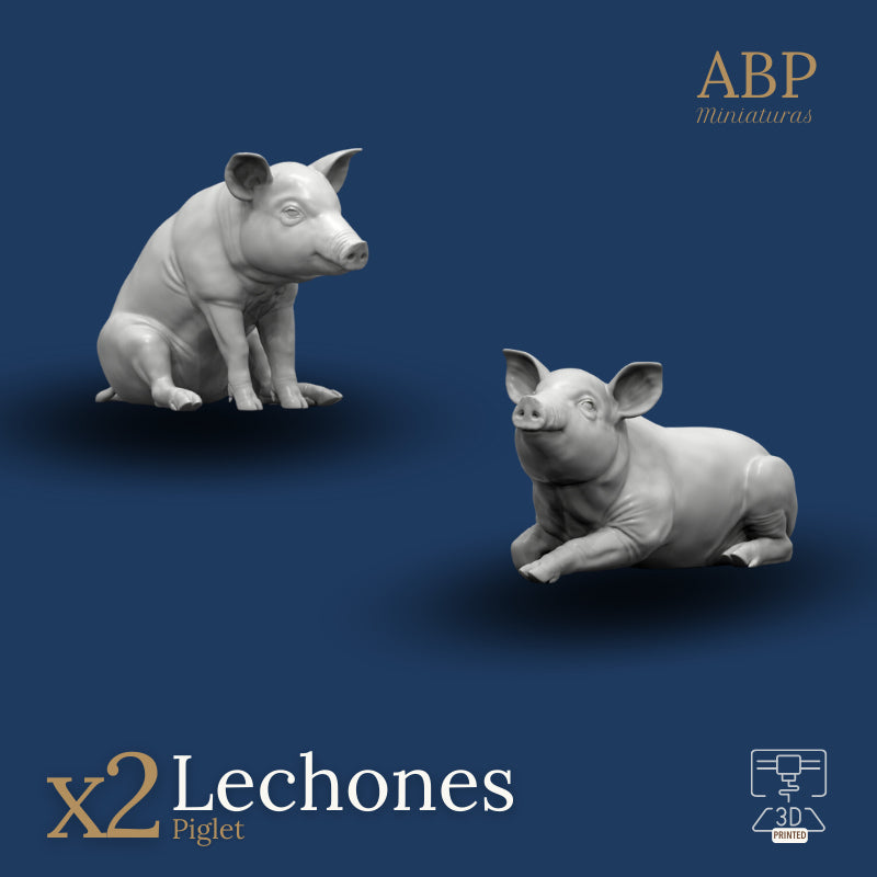 Set de 2 Lechones